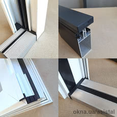 Пластиковые заглушки для алюминиевых систем